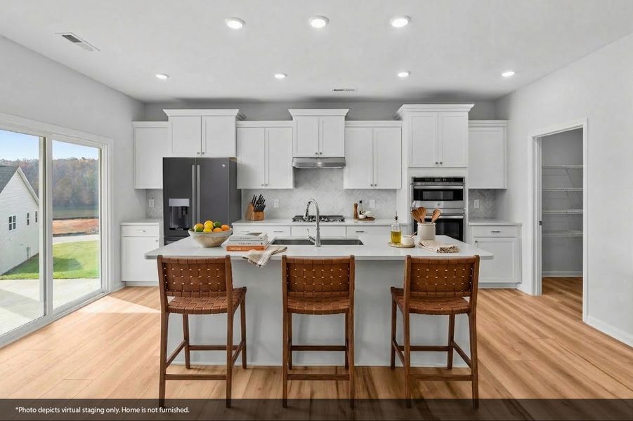 Furnished interior view inside a new home in Hanes Lake, Winston-Salem (Image 7).