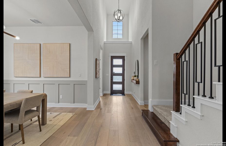 Furnished interior view inside a new home in Bison Ridge, San Antonio (Image 5).