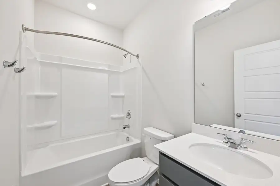 Representative furnished interior of a home built from the Watkins by Brookline Homes in The Crossing at Cramerton Mills, Gastonia (Image 4).