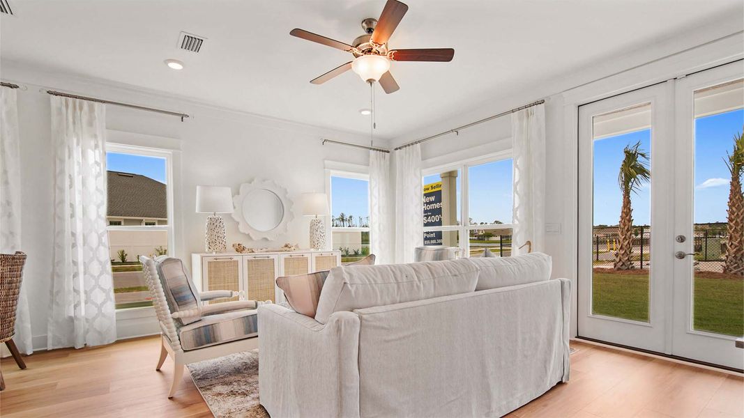 Furnished interior view inside a new home in Breakfast Point East Phase I, Panama City Beach (Image 8).