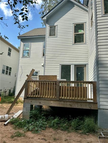 In-progress construction of a new home in , Atlanta, GA (Image 3).