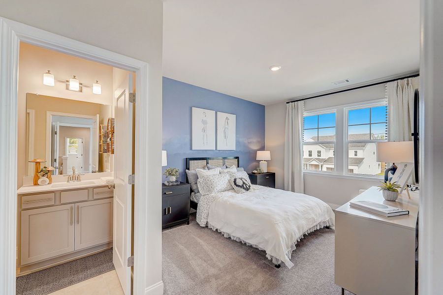 Furnished interior view inside a new home in Nichols Farm, Dacula (Image 38).