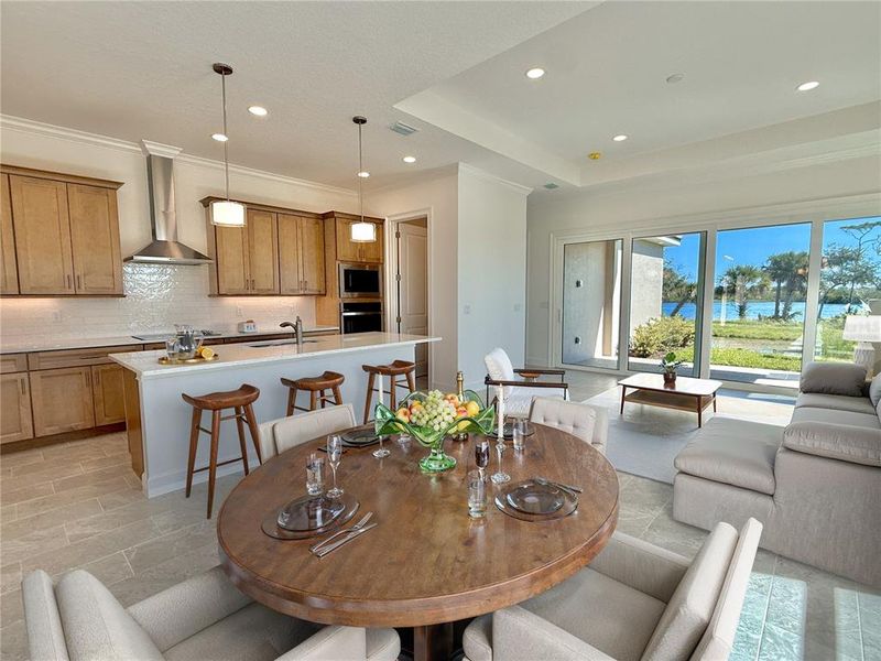 Furnished interior view inside a new home in Veranda Bay, Flagler Beach (Image 17).