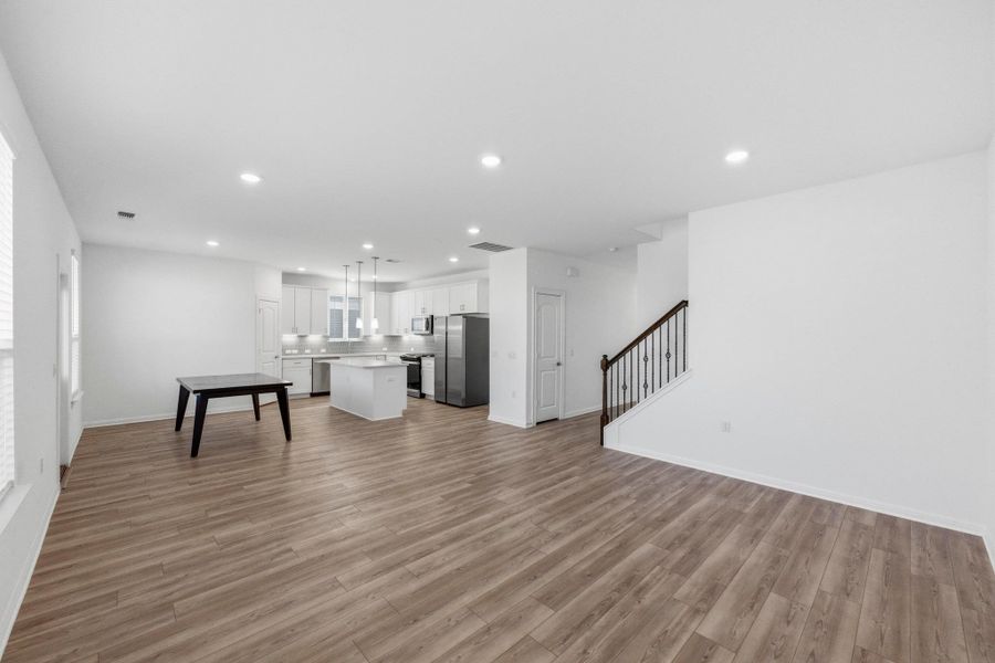 Spacious, unfurnished interior of a new home in East Parke, Austin (Image 26). Spacious, unfurnished interior of a new home in East Parke, Austin (Image 26).
