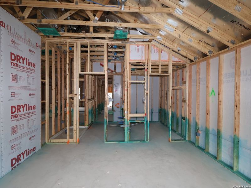 In-progress construction of a new home in Paloma Park, Converse, TX (Image 16).