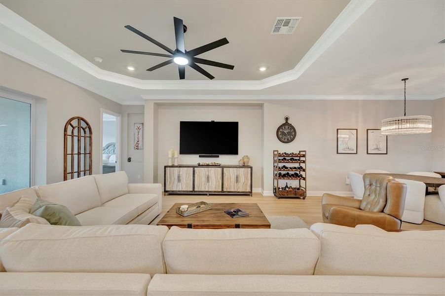 Furnished interior view inside a new home in , Palmetto (Image 11).