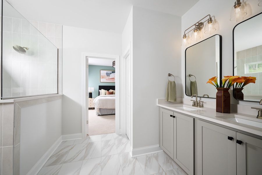 Representative furnished interior of a home built from the The Percy by David Weekley Homes in Hidden Springs - The Park Collection, Smyrna (Image 4).