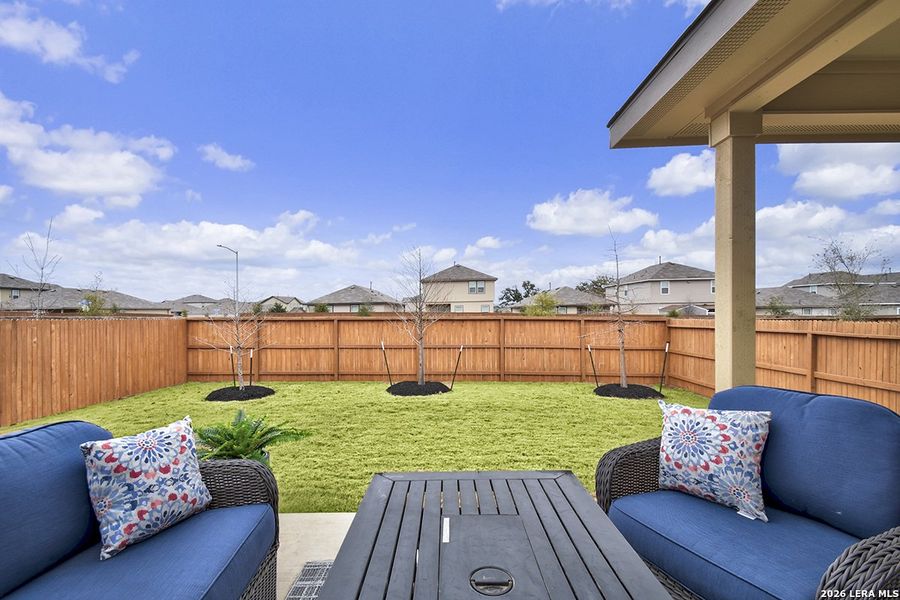 Exterior details and patio area of a home in Langdon, San Antonio (Image 3). Exterior details and patio area of a home in Langdon, San Antonio (Image 3).