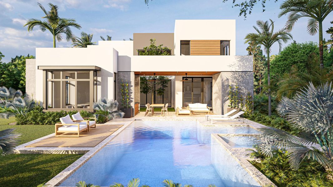 Banyan Rear Elevation Rendering