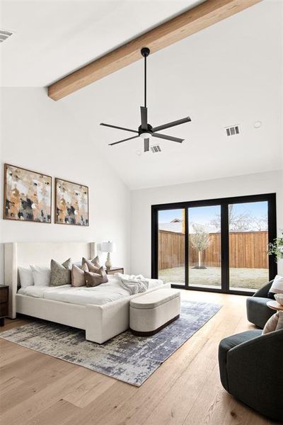 Furnished interior view inside a new home in , Dallas (Image 10).