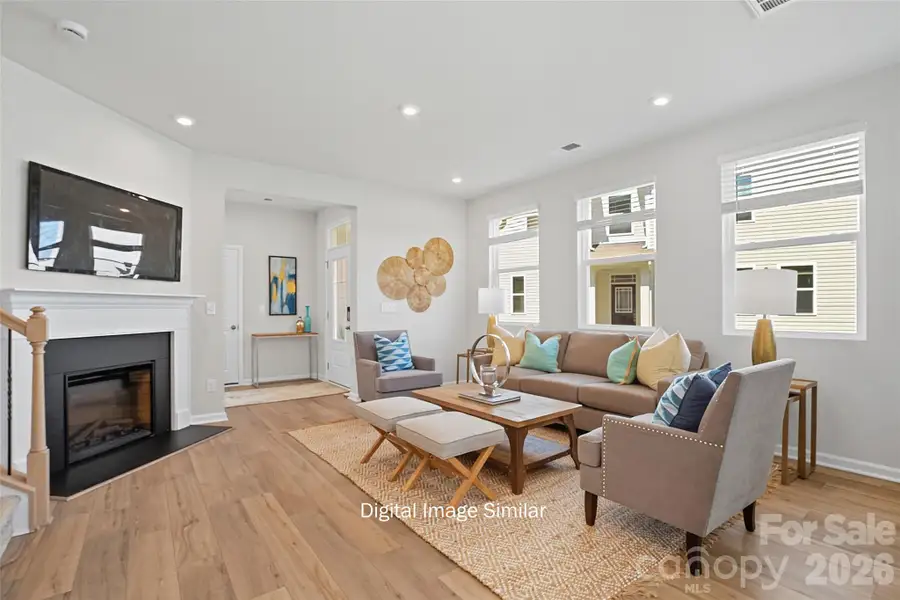 Furnished interior view inside a new home in Bailey Run, Charlotte (Image 5).