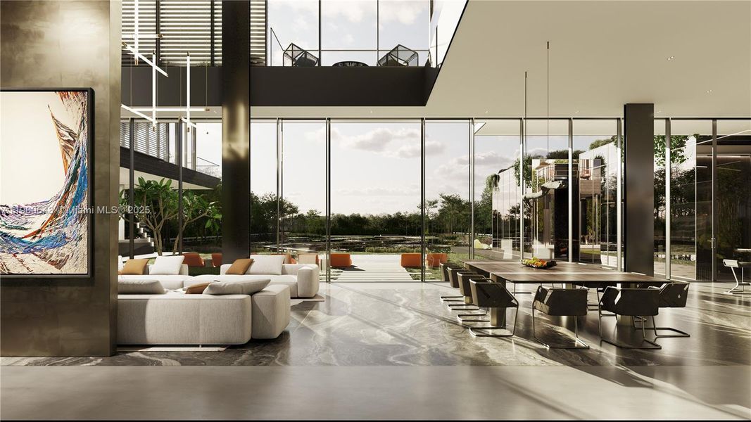 Furnished interior view inside a new home in , Davie (Image 43).