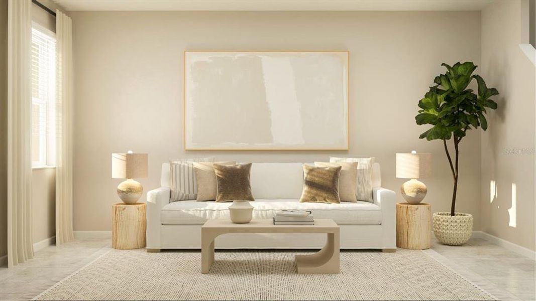 Furnished interior view inside a new home in , Kissimmee (Image 9).