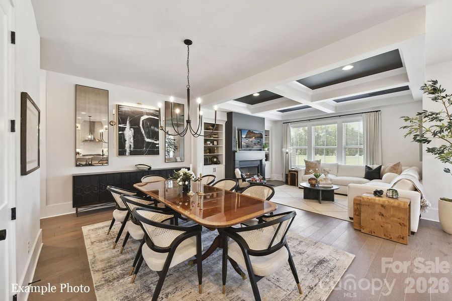Furnished interior view inside a new home in Endhaven Terraces, Charlotte (Image 9).
