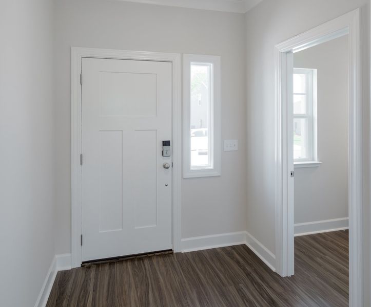 Representative unfurnished interior of a home built from the The Harrison by Cothran Homes in Holly Ridge, Greenville (Image 36). Representative unfurnished interior of a home built from the The Harrison by Cothran Homes in Holly Ridge, Greenville (Image 36).