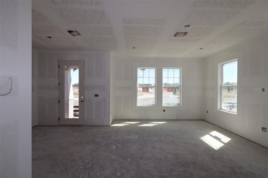 In-progress construction of a new home in Center Lake on the Park, St. Cloud, FL (Image 8).