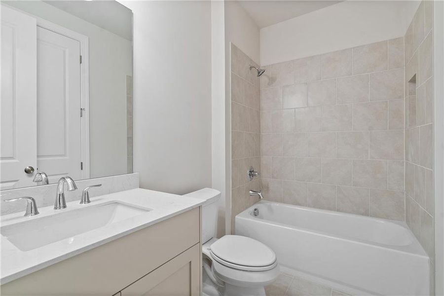 Furnished interior view inside a new home in Promenade at Sawnee Village, Cumming (Image 8).