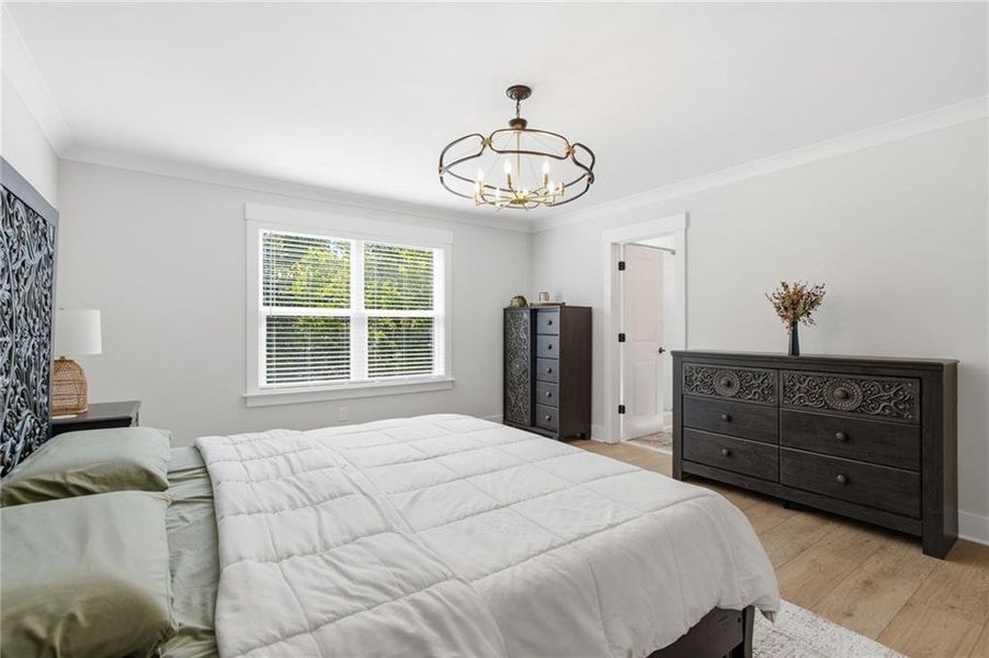 Furnished interior view inside a new home in , Flowery Branch (Image 19).