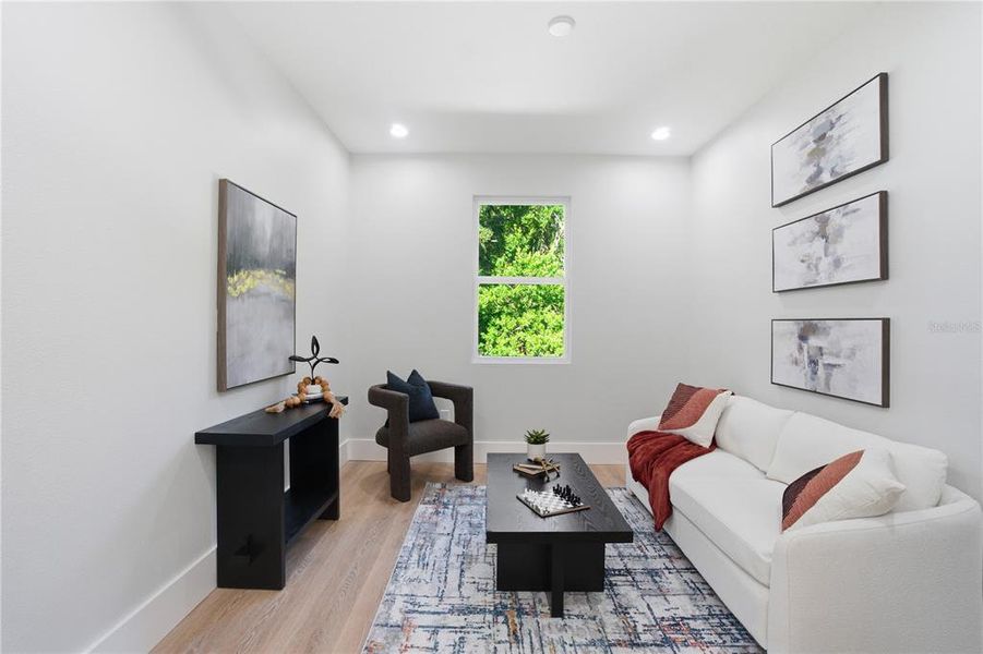 Furnished interior view inside a new home in , Belle Isle (Image 46).