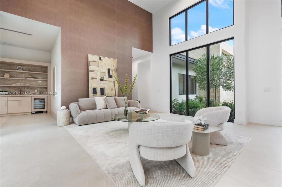 Furnished interior view inside a new home in , Davie (Image 37).