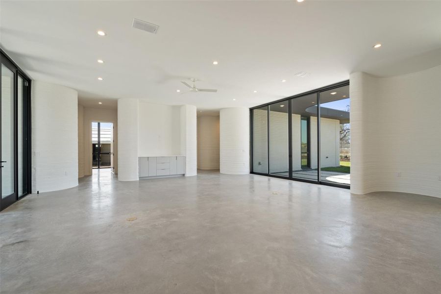 Spacious, unfurnished interior of a new home in Wimberley Springs, Wimberley (Image 19). Spacious, unfurnished interior of a new home in Wimberley Springs, Wimberley (Image 19).