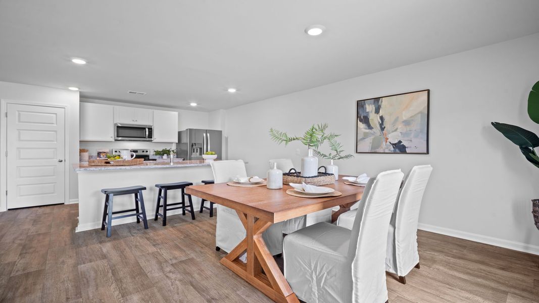 Furnished interior view inside a new home in The Groves at Bees Creek, Ridgeland (Image 12).