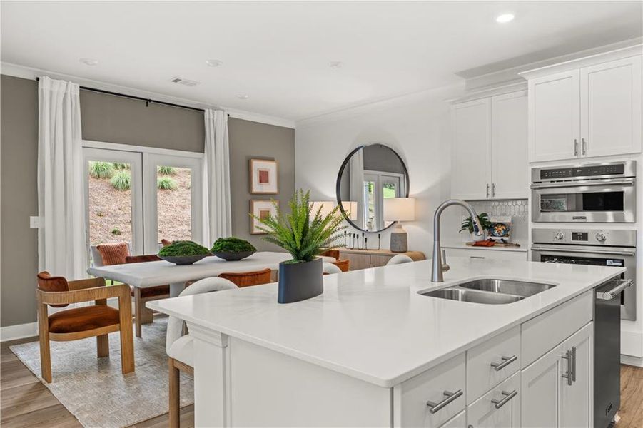 Furnished interior view inside a new home in Wellington Estates, Madison (Image 27).