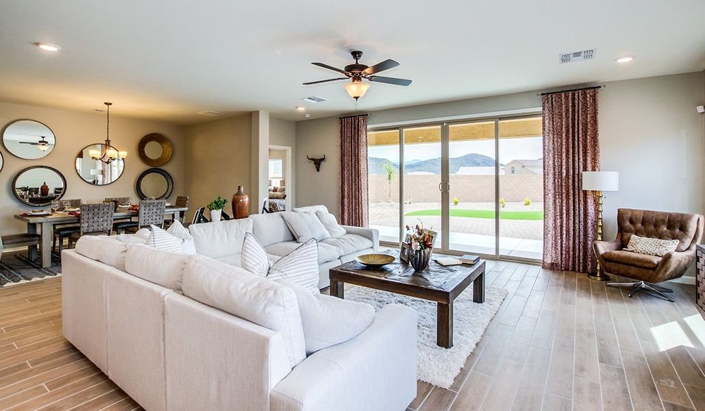 Furnished interior view inside a new home in Sycamore Vista, Vail (Image 8).