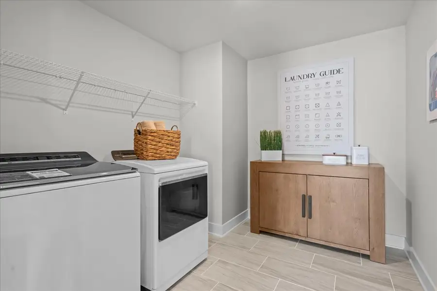 Furnished interior view inside a new home in Ashby Woods, Boiling Springs (Image 13).