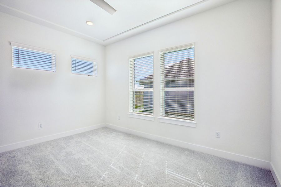 Representative unfurnished interior of a home built from the Homestead by Pacesetter Homes in Easton Park, Austin (Image 39). Representative unfurnished interior of a home built from the Homestead by Pacesetter Homes in Easton Park, Austin (Image 39).