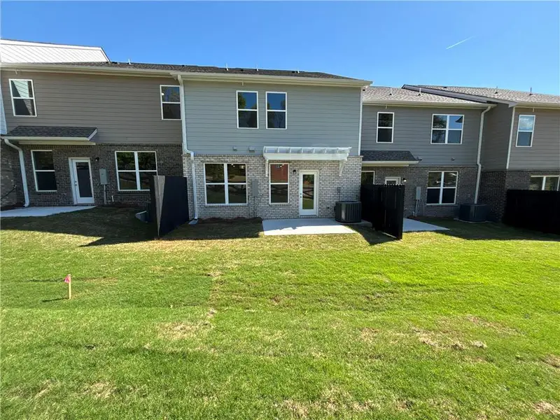 Exterior details and patio area of a home in Porter Reserve, Decatur (Image 3).