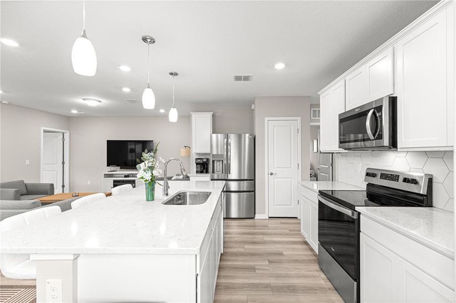 Furnished interior view inside a new home in Del Webb Stone Creek, Ocala (Image 8).