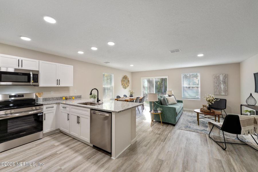 Furnished interior view inside a new home in , Jacksonville (Image 5).