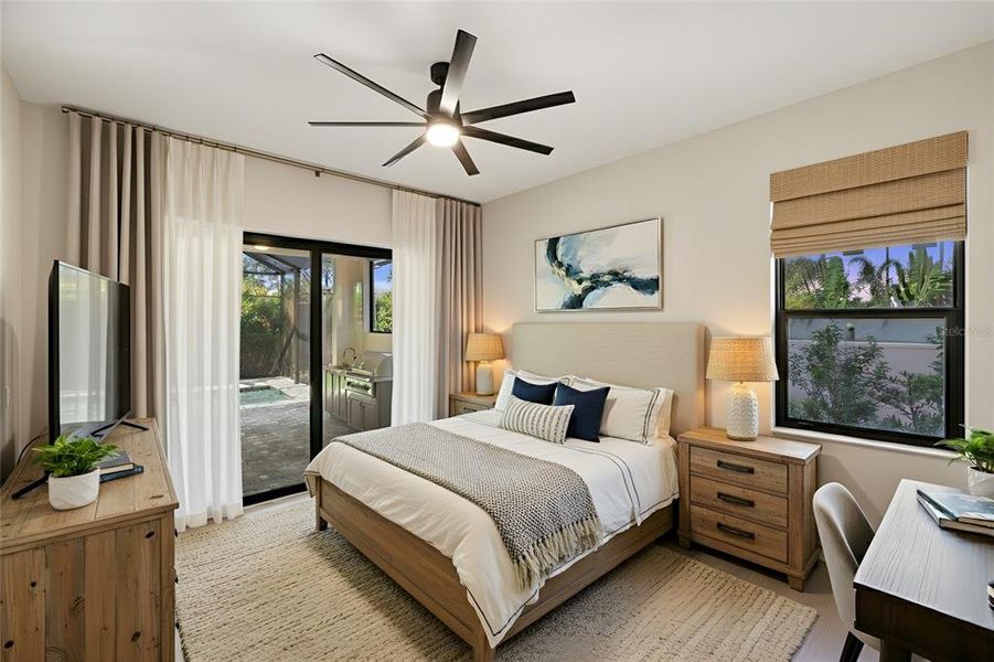 Furnished interior view inside a new home in , Sarasota (Image 17).