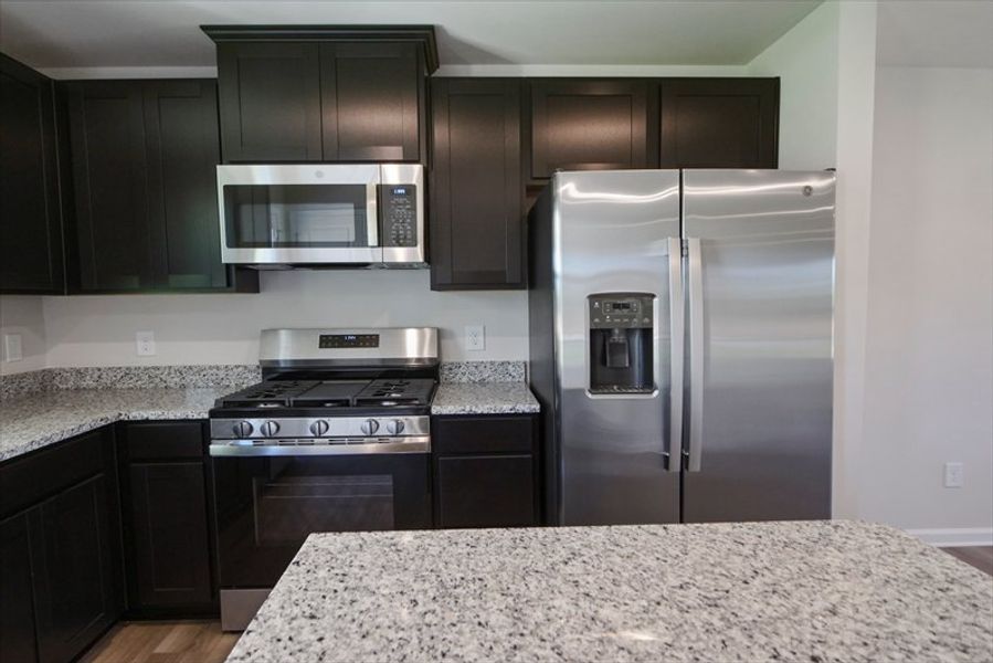 Furnished interior view inside a new home in Bronson Ridge, Greenwood (Image 4). Furnished interior view inside a new home in Bronson Ridge, Greenwood (Image 4).