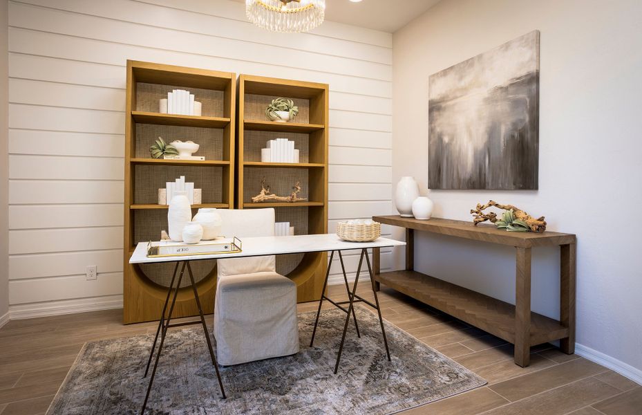 Furnished interior view inside a new home in Harvest - Enchantment Series, Queen Creek (Image 11).