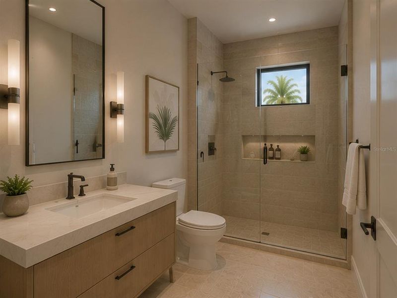 Furnished interior view inside a new home in , Port Charlotte (Image 17).