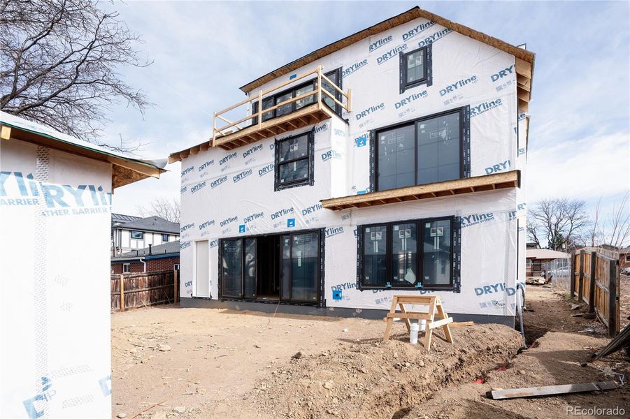 In-progress construction of a new home in , Denver, CO (Image 41).