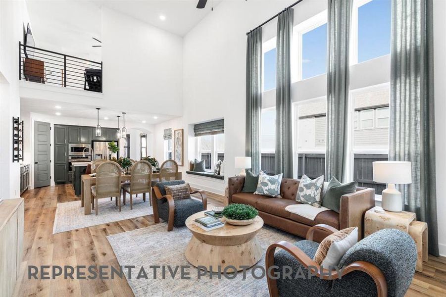 Furnished interior view inside a new home in Wellington, Haslet (Image 13).
