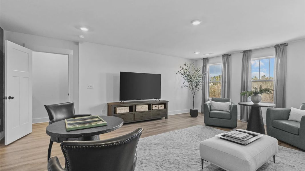 Representative furnished interior of a home built from the Wakefield by DRB Homes in Rosemary Grove, Greenville (Image 29).