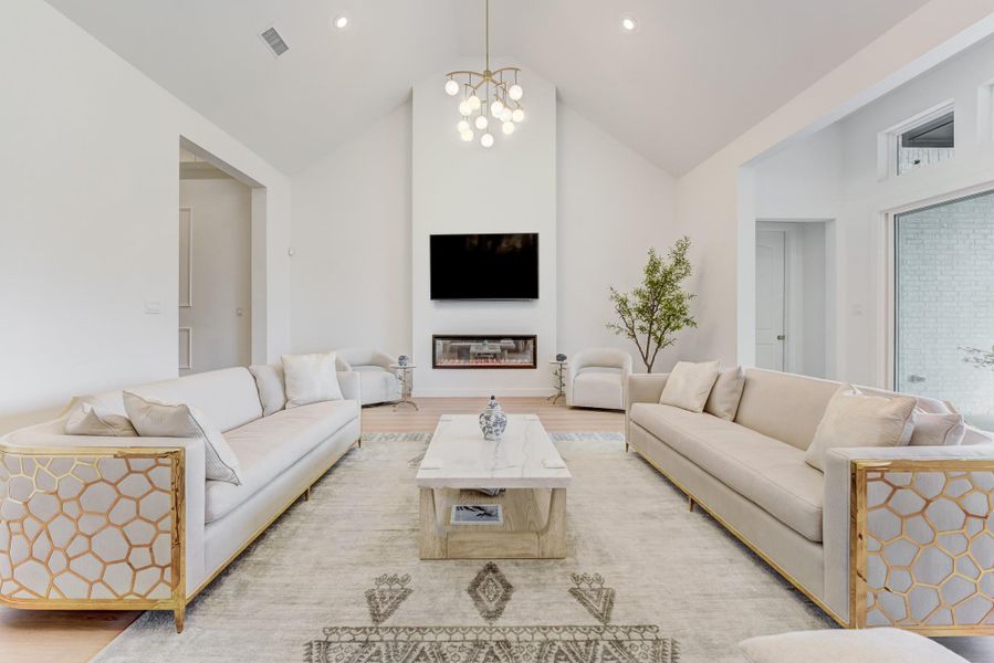 Furnished interior view inside a new home in , Missouri City (Image 6).