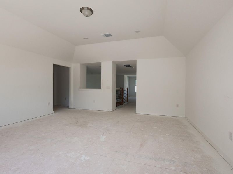 In-progress construction of a new home in Barksdale, Leander, TX (Image 27).