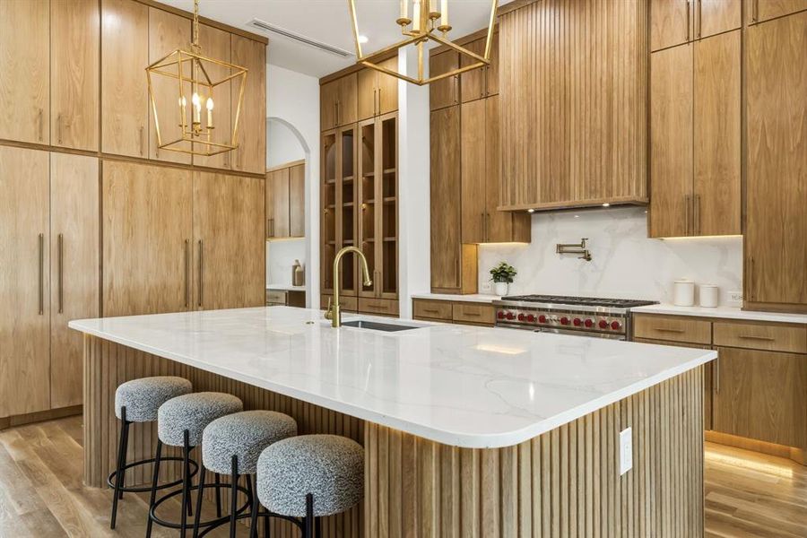 Furnished interior view inside a new home in , Dallas (Image 29).