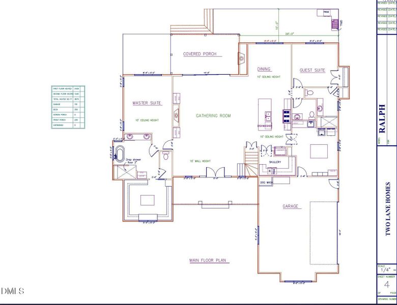 Ralph with deck and dimensions - Model