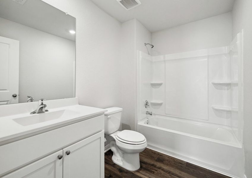 Full bathroom located upstairs Full bathroom located upstairs