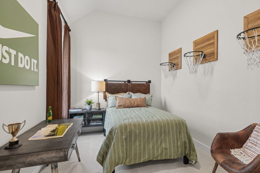 Representative Secondary Bedroom - some options shown Representative Secondary Bedroom - some options shown