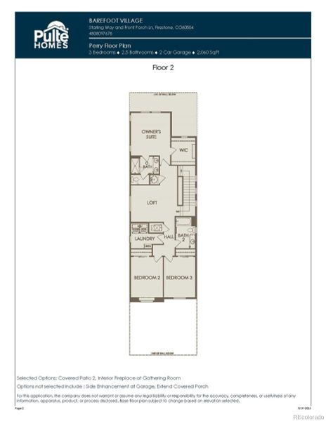 Upper Level Floorplan