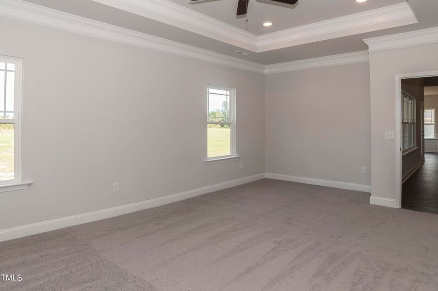 Representative unfurnished interior of a home built from the 2505 by Adams Homes in Williams Ridge, Bailey (Image 28). Representative unfurnished interior of a home built from the 2505 by Adams Homes in Williams Ridge, Bailey (Image 28).