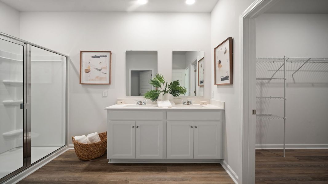 Furnished interior view inside a new home in Fernhill Farms, Statesboro (Image 29).