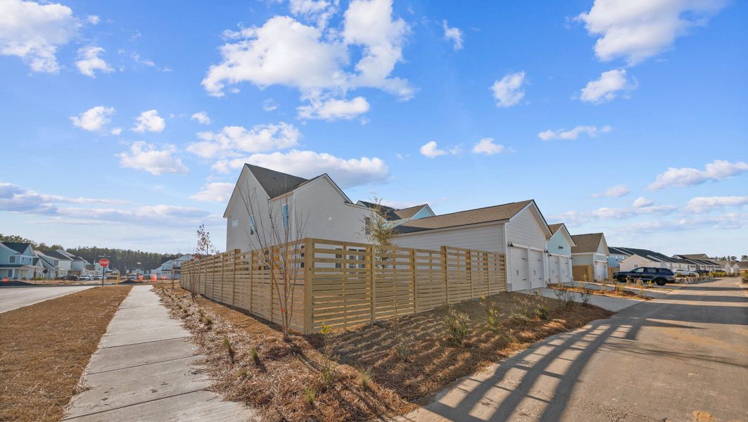 Exterior details and patio area of a home in Nexton, Summerville (Image 27).
